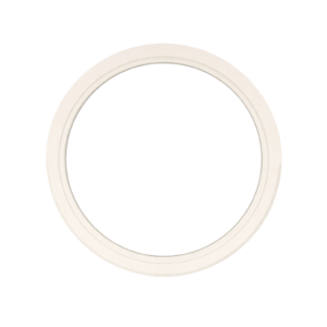 3-glas Rund härdat